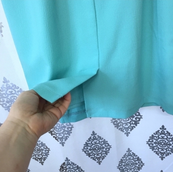 Forever 21 Teal Cut-Out Back Sheath Dress - Picture 6 of 7